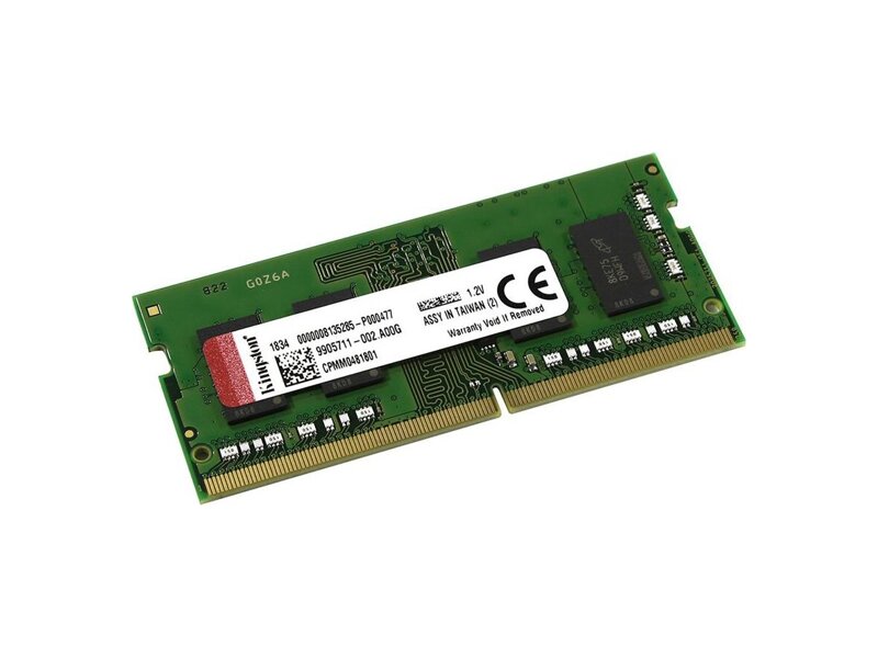 KVR26S19S6/8  Kingston SODIMM DDR4 8Gb 2666MHz Non-ECC CL19 1RX16 1.2V 260-pin 16Gbit