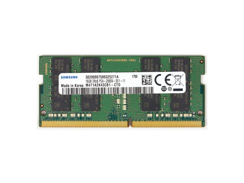 M471A2K43DB1-CTD  Samsung SODIMM DDR4 16GB 2666MHz (PC4-21300) 1.2V