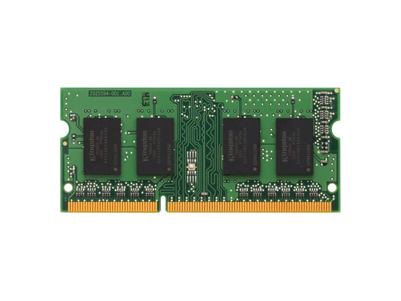 KVR16S11S8/4WP  Kingston SODIMM DDR3 4GB 1600MHz Non-ECC CL11 1Rx8 (Select Regions ONLY) 1