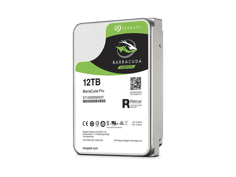 ST12000DM0007  HDD Desktop Seagate BarracudaPro ST12000DM0007 (3.5'', 12TB, 256Mb, 7200rpm, SATA6G)