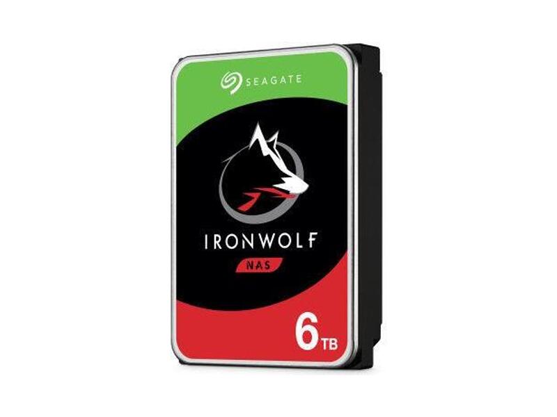 ST6000VN001  HDD Seagate ST6000VN001 NAS Ironwolf (3.5'', 6Tb, 256Mb, 5400rpm, SATA6G)