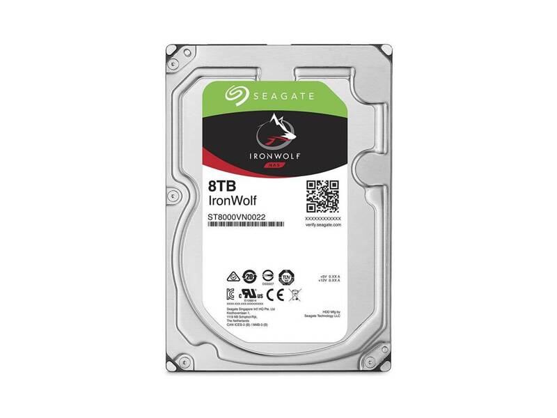 ST8000VN0022  HDD Seagate Ironwolf NAS ST8000VN0022 (3.5'', 8TB, 256Mb, 7200rpm, SATA6G) 3