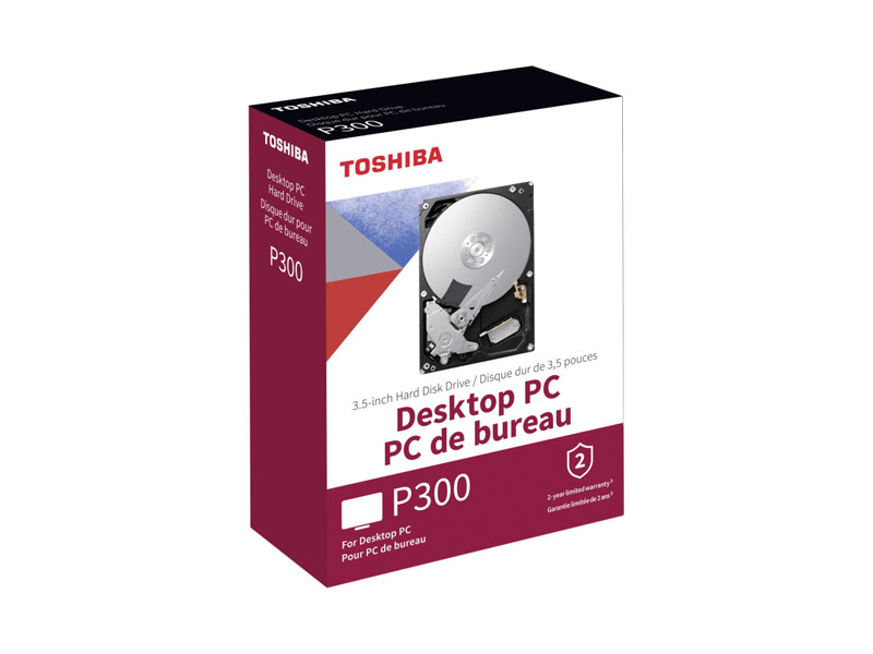 HDWD220EZSTA  HDD Desktop Toshiba HDWD220EZSTA P300 (3.5'', 2TB, 128Mb, 5400rpm, SATA6G)