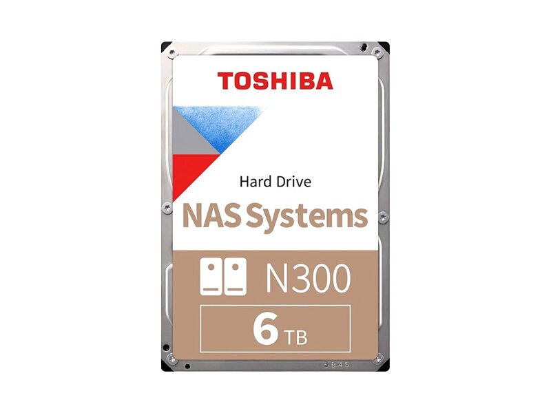 HDWG460UZSVA  HDD Toshiba HDWG460UZSVA NAS N300 (3.5'', 6TB, 256Mb, 7200rpm, SATA6G) Bulk 1