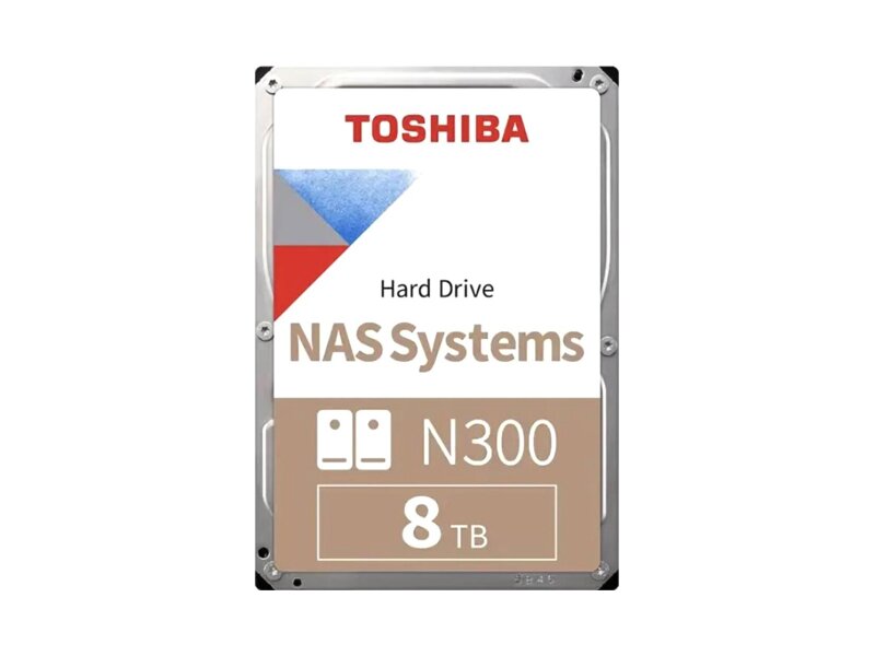 HDWG480UZSVA  HDD Toshiba HDWG480UZSVA NAS N300 (3.5'', 8TB, 256Mb, 7200rpm, SATA6G) Bulk