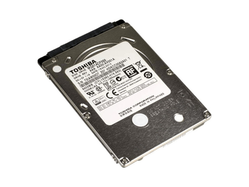 MQ01ACF050  HDD Desktop Toshiba MQ01ACF050 (2.5'', 500GB, 16Mb, 7200rpm, SATA6G)