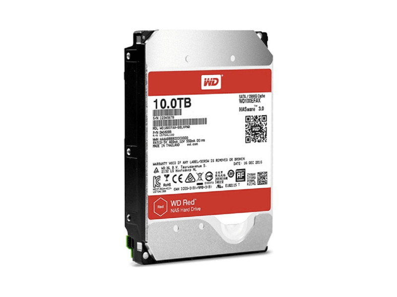 WD100EFAX  HDD WD RED NAS WD100EFAX (3.5'', 10TB, 256Mb, 5400rpm, SATA6G)