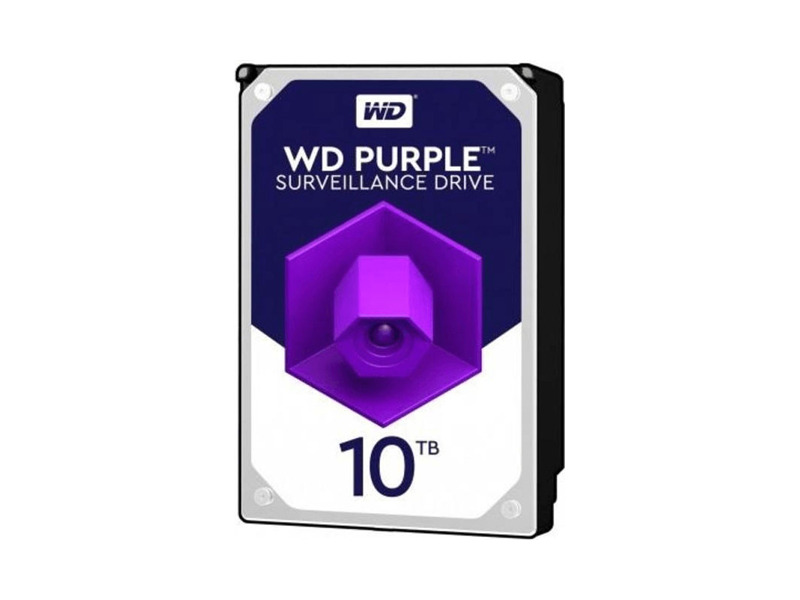 WD101PURZ  HDD WD Video PURPLE WD101PURZ (3.5'', 10TB, 256Mb, 7200rpm, SATA6G)