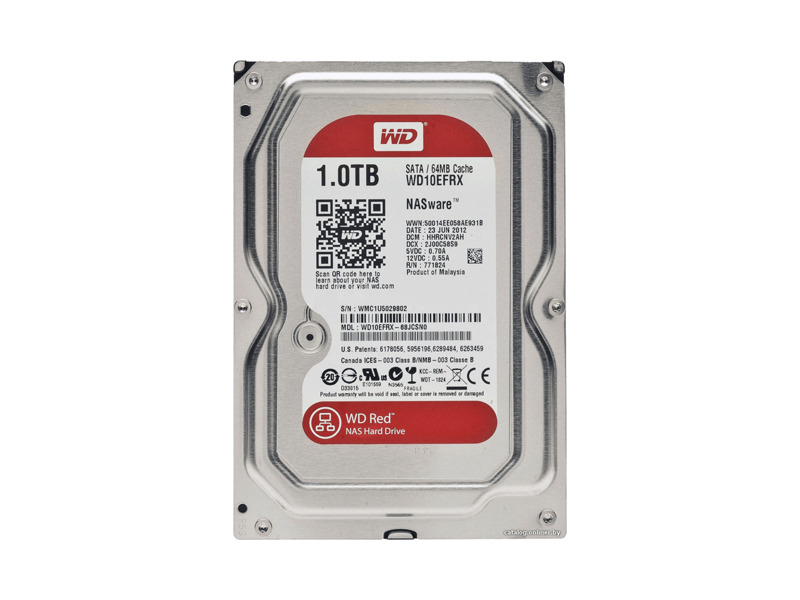 WD10EFRX  HDD WD RED NAS WD10EFRX (3.5'', 1TB, 64Mb, 5400rpm, SATA6G) 1