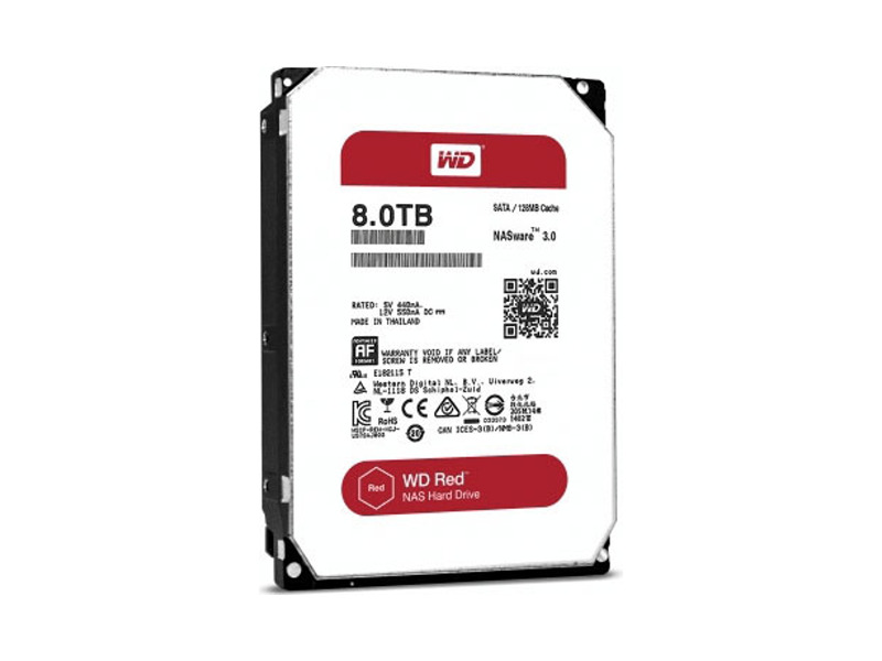 WD80EFZX  HDD WD RED NAS WD80EFZX (3.5'', 8TB, 128Mb, 5400rpm, SATA6G)