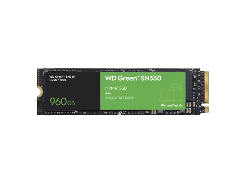 WDS960G2G0C  WD SSD Green SN350 WDS960G2G0C 960GB NVMe M2.2280 (TLC)