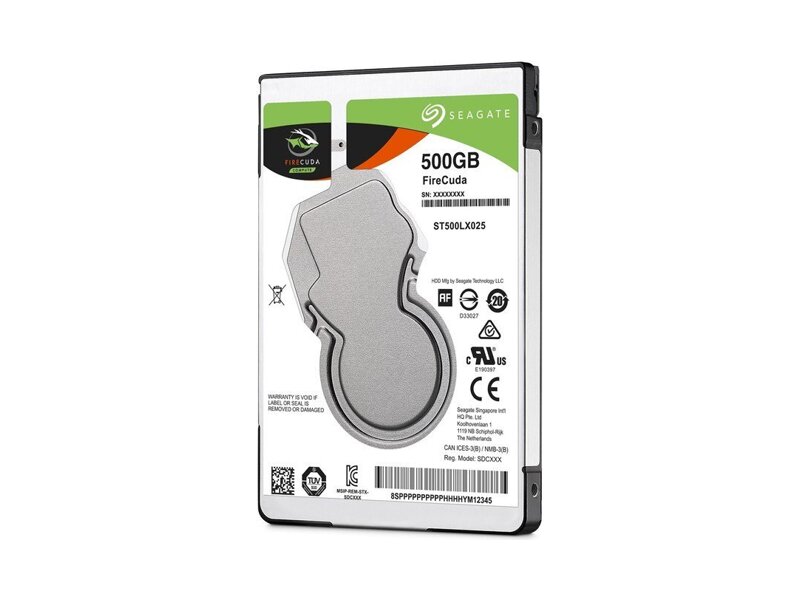 ST500LX025  HDD Mobile Seagate SSHD Firecuda ST500LX025 (2.5'', 500GB, 128Mb, 5400rpm, SATA6G)