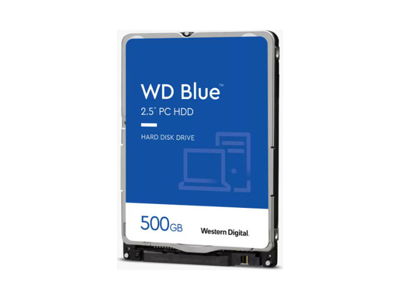 WD5000LPZX  HDD Desktop WD BLUE WD5000LPZX (2.5'', 500GB, 128MB, 5400rpm, SATA-III)