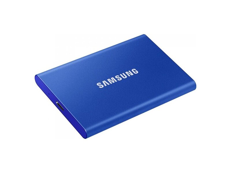 MU-PC500H/WW  SSD Samsung 1.8'' 500GB T7 Blue External SSD MU-PC500H/ WW USB 3.2 Gen 2 Type-C, 1050/ 1000, RTL, (312434)