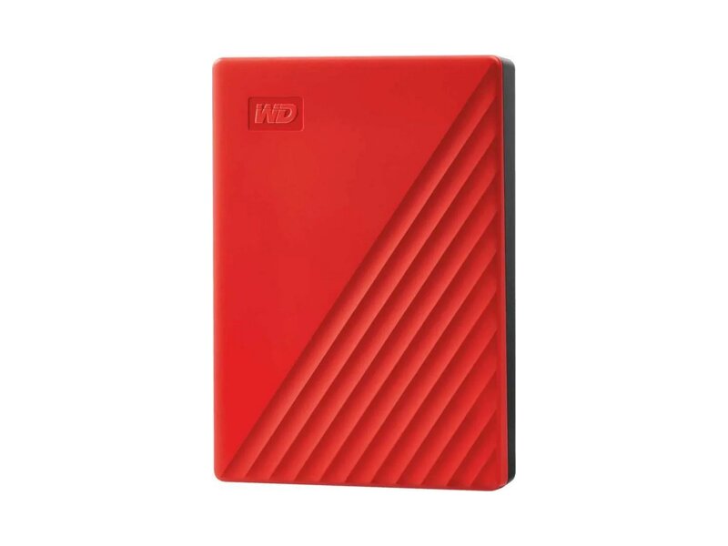 WDBPKJ0040BRD-WESN  Внешний жёсткий диск WD My Passport WDBPKJ0040BRD-WESN 4TB 2, 5''; USB 3.0 red (D8B)