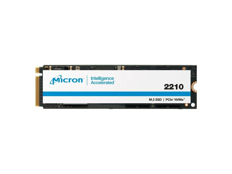 MTFDHBA1T0QFD-1AX1AABYY  Crucial SSD Micron 2210 1TB, 3D QLC, M.2 (2280), PCIe Gen 3.0 x4, NVMe, R2200/ W1800, TBW 360ТБ