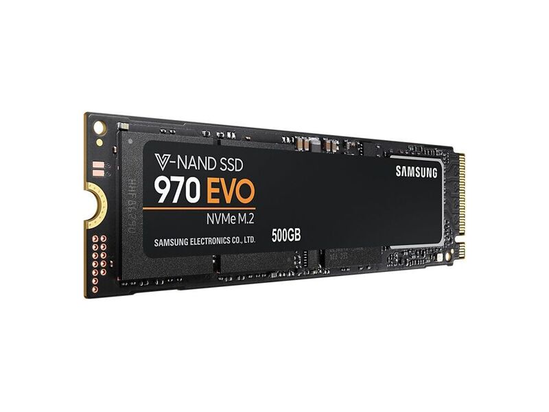 MZ-V7E500BW  Samsung SSD M.2, 500GB, 970 EVO, V-NAND 3-bit MLC, Phoenix, NVMe/ PCIE 3.0 x4, R3500/ W2500Mb/ s, IOPS 500 000