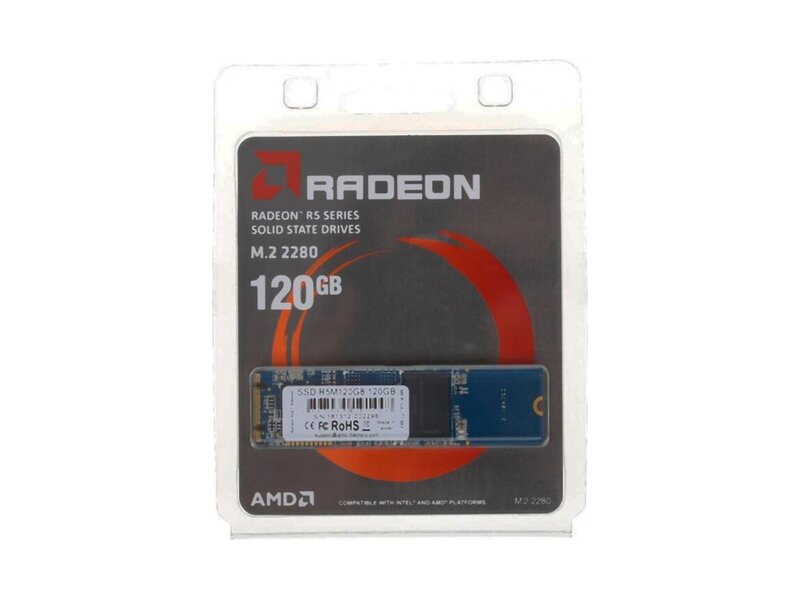 R5M120G8  AMD SSD SATA III 120Gb R5M120G8 Radeon M.2 2280 1