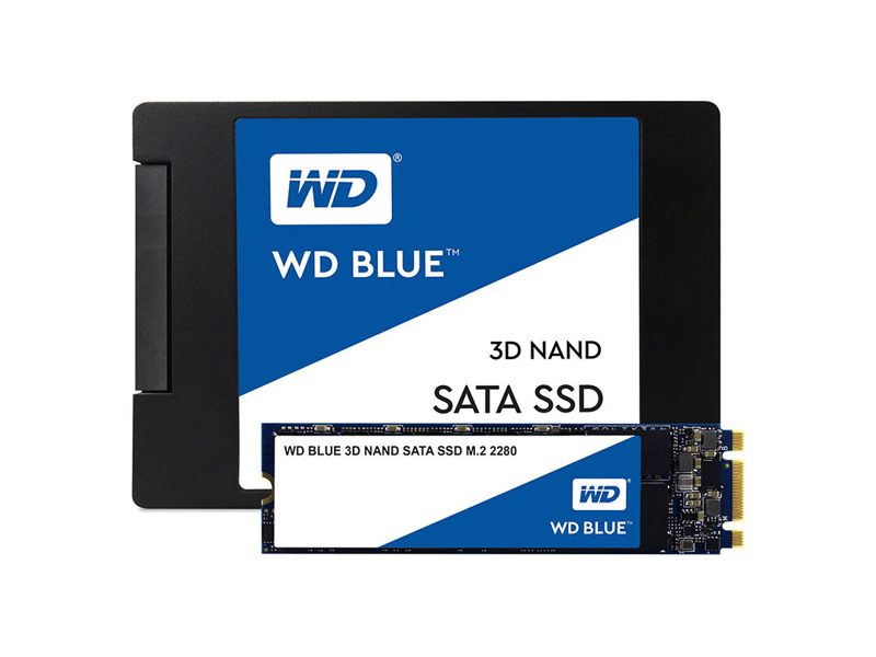WDS100T2B0B  WD SSD Blue WDS100T2B0B 1ТB M2.2280 SATA-III (TLC) 3D NAND 1