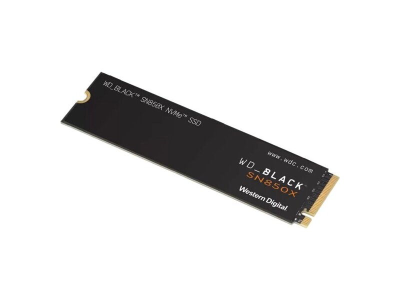 WDS200T2X0E  WD SSD Black SN850X, 2.0TB, M.2(22x80mm), NVMe, PCIe 4.0 x4, 3D TLC, R/ W 7300/ 6600MB/ s, IOPs 1 200 000/ 1 100 000, TBW 1200, DWPD 0.3