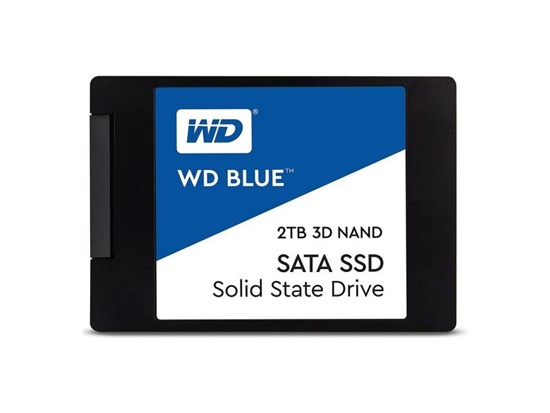WDS200T2B0A  WD SSD Blue 3D NAND WDS200T2B0A (2.5'', 2ТB, SATA-III TLC)