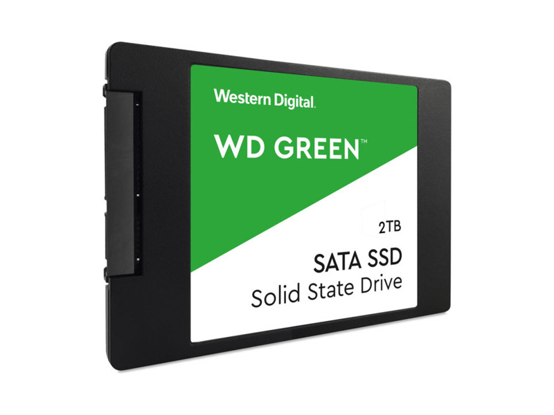 WDS200T2G0A  WD SSD Green 3D NAND WDS200T2G0A (2.5'', 2TB, SATA-III TLC)