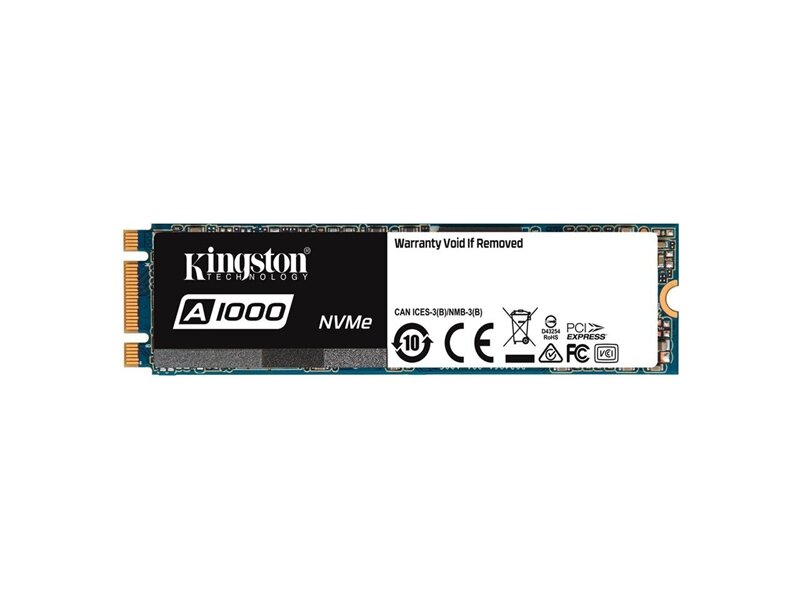 SA1000M8/480G  Kingston SSD 480G A1000 M.2 2280 NVMe 1