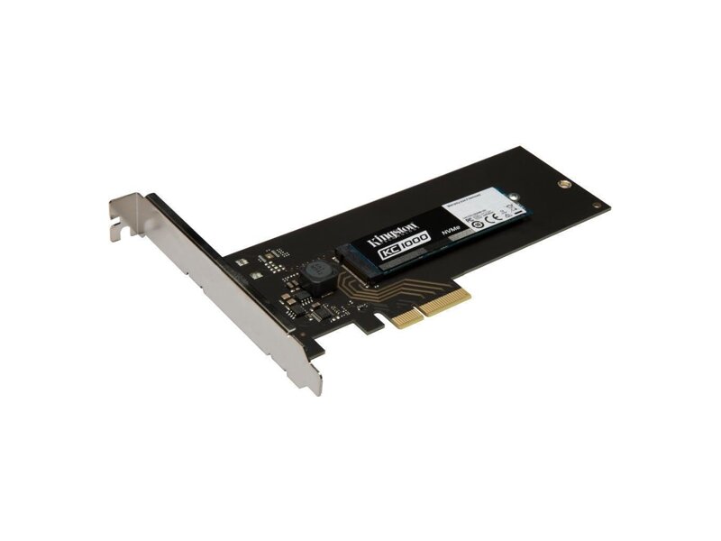 SKC1000H/240G  Kingston SSD 240GB KC1000 MCI PCIe3.0 x4 NVMe (HHHL)