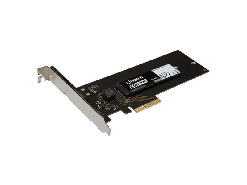 SKC1000H/480G  Kingston SSD 480GB KC1000 MCI PCIe3.0 x4 NVMe (HHHL)