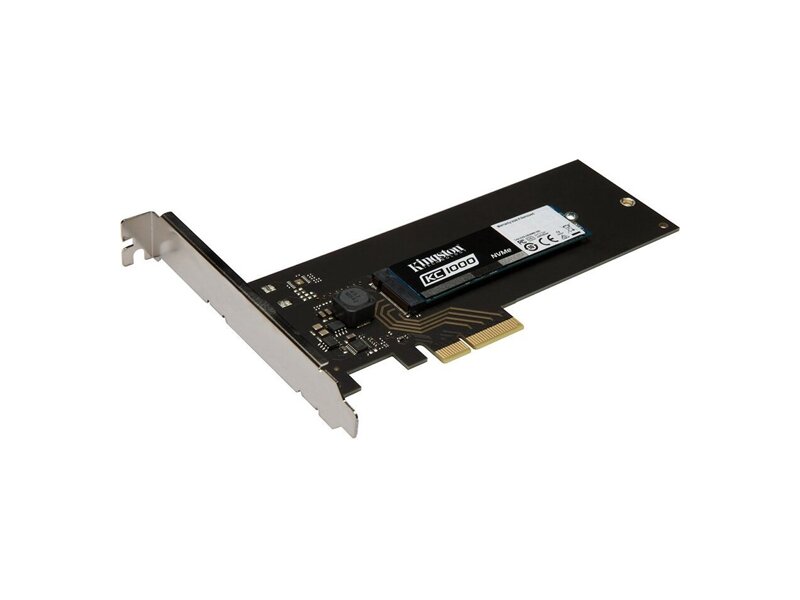 SKC1000H/960G  Kingston SSD 960GB KC1000 MCI PCIe3.0 x4 NVMe (HHHL)