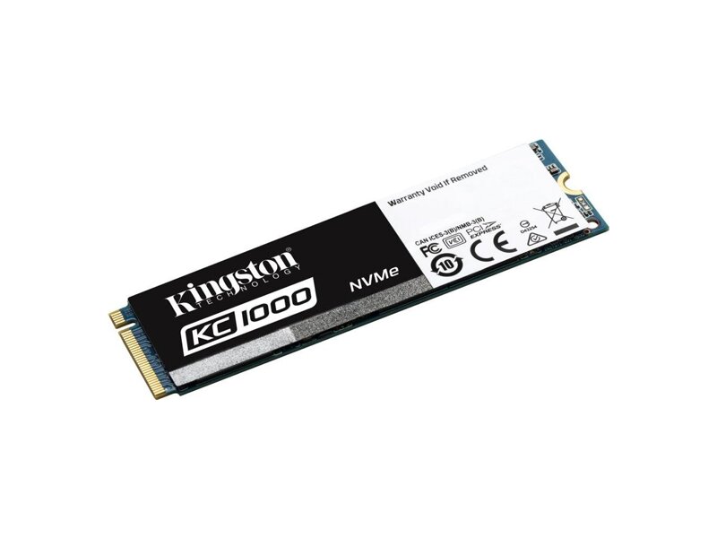 SKC1000/480G  Kingston SSD 480GB KC1000 PCIe3.0 x 4, NVMe (M.2 2280), EAN: 740617264975 1