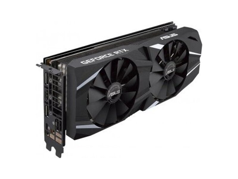 DUAL-RTX2070-A8G  ASUS PCI-E DUAL-RTX2070-A8G nVidia GeForce RTX 2070 8192Mb 256bit GDDR6 1410/ 14000/ HDMIx1/ DPx3/ Type-Cx1/ HDCP Ret 1