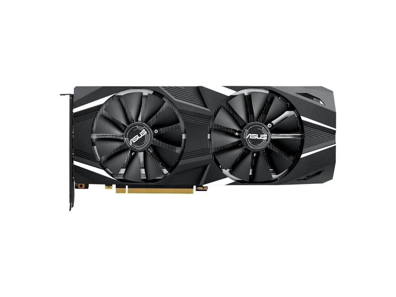 DUAL-RTX2080-O8G  ASUS PCI-E DUAL-RTX2080-O8G nVidia GeForce RTX 2080 8192Mb 256bit GDDR6 1607/ 14000/ HDMIx1/ DPx3/ Type-Cx1/ HDCP Ret 1