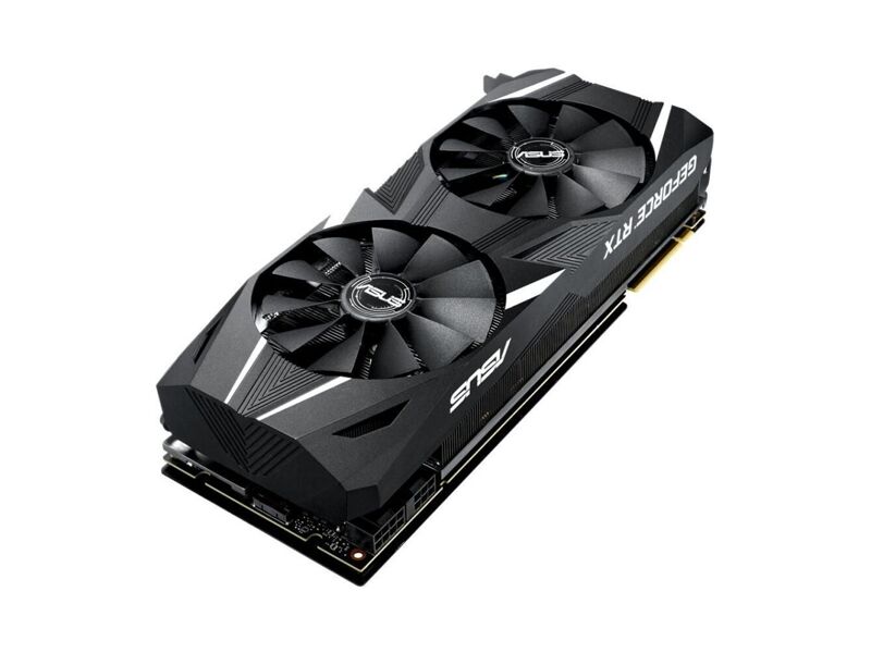 DUAL-RTX2080-O8G  ASUS PCI-E DUAL-RTX2080-O8G nVidia GeForce RTX 2080 8192Mb 256bit GDDR6 1607/ 14000/ HDMIx1/ DPx3/ Type-Cx1/ HDCP Ret 3