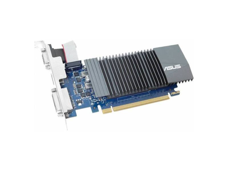 90YV0AL0-M0NA00  ASUS PCI-E GT710-SL-1GD5 nVidia GeForce GT 710 1024Mb 64bit GDDR5 954/ 5012 DVIx1/ HDMIx1/ CRTx1/ HDCP Ret low profile
