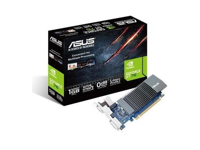 90YV0AL2-M0NA00  ASUS PCI-E GT710-SL-1GD5-BRK nVidia GeForce GT 710 1024Mb 32bit GDDR5 954/ 1800 DVIx1/ HDMIx1/ CRTx1/ HDCP Ret low profile 1