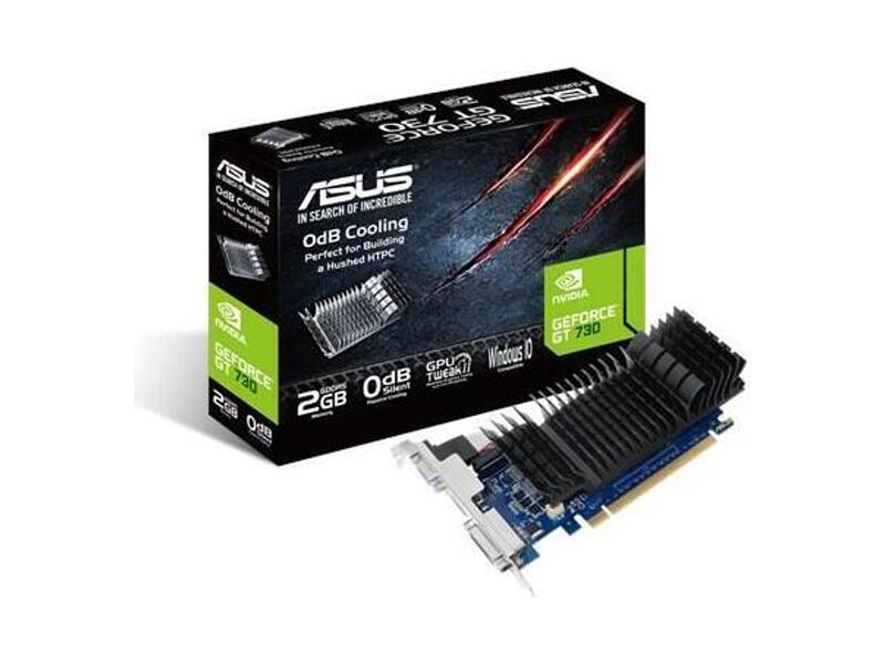 GT730-SL-2GD5-BRK  ASUS PCI-E GT730-SL-2GD5-BRK nVidia GeForce GT 730 2048Mb 64bit GDDR5 902/ 5010 DVIx1/ HDMIx1/ CRTx1/ HDCP Ret