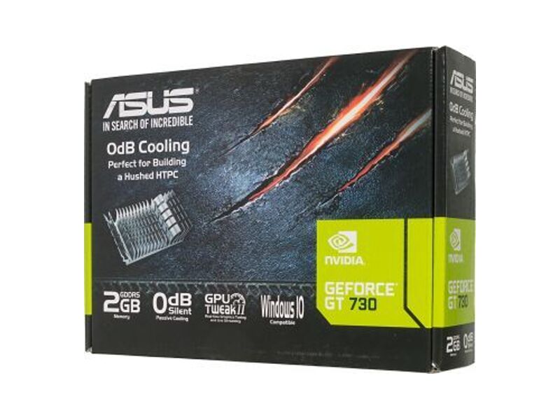 GT730-SL-2GD5-BRK  ASUS PCI-E GT730-SL-2GD5-BRK nVidia GeForce GT 730 2048Mb 64bit GDDR5 902/ 5010 DVIx1/ HDMIx1/ CRTx1/ HDCP Ret 1