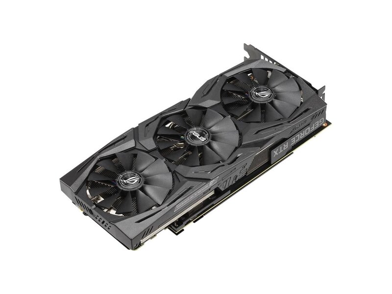 ROG-STRIX-RTX2070-A8G-GAMING  ASUS PCI-E ROG-STRIX-RTX2070-A8G-GAMING nVidia GeForce RTX 2070 8192Mb 256bit GDDR6 1620/ 8000/ HDMIx2/ DPx2/ Type-Cx1/ HDCP Ret 3