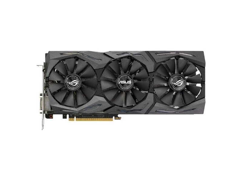 STRIX-GTX1060-O6G-GAMING  ASUS PCI-E STRIX-GTX1060-O6G-GAMING nVidia GeForce GTX 1060 6144Mb 192bit GDDR5 1620/ 8208 DVIx1/ HDMIx2/ DPx2/ HDCP Ret 2