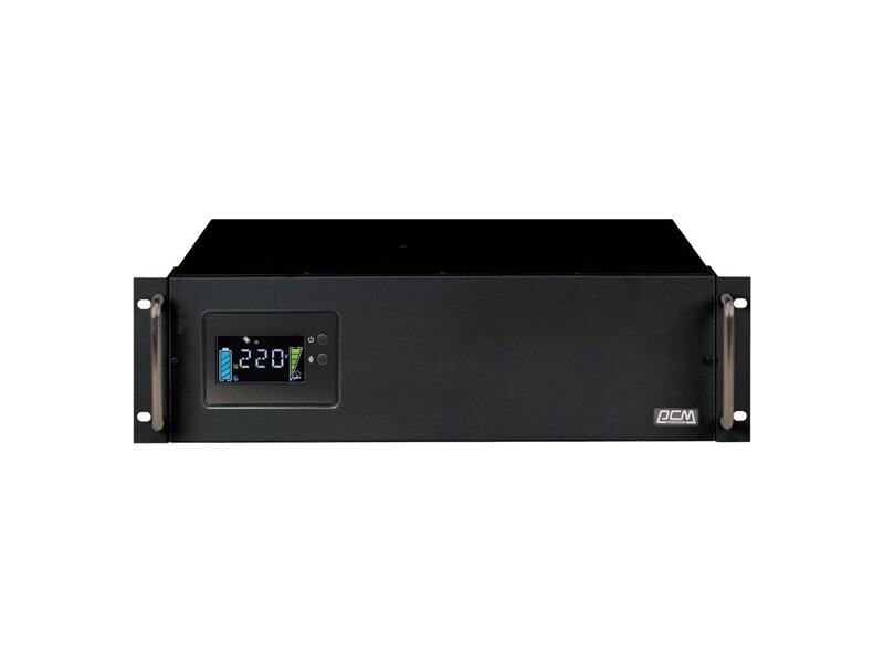KIN-2200AP LCD  ИБП Powercom Smart-UPS King Pro RM, KIN-2200AP LCD 1760Вт 2200ВА черный