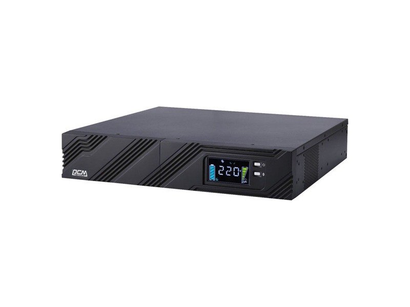 SPR-1000 LCD  ИБП Powercom SMART KING PRO+, Line-Interactive, 1000VA/ 800W, Rack/ Tower, IEC 8*C13, Serial+USB, SmartSlot (1152572)