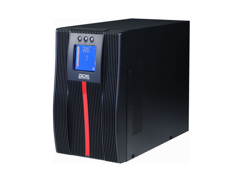 MAC-2000  ИБП Powercom MACAN, On-Line, 2000VA / 2000W, Tower, IEC, LCD, Serial+USB, SmartSlot, подкл. Доп. Батарей