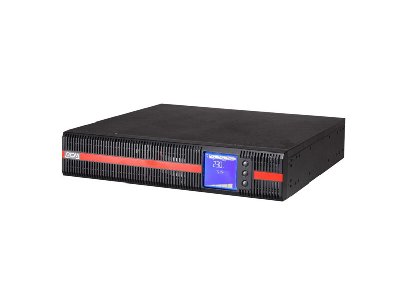MRT-1000  ИБП Powercom MACAN, On-Line, 1000VA / 1000W, Rack/ Tower, IEC, LCD, Serial+USB, SmartSlot, подкл. Доп. Батарей