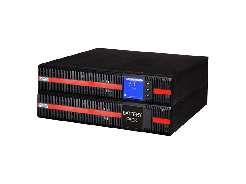 MRT-6000  ИБП Powercom MACAN, On-Line, 3000VA / 3000W, Rack/ Tower, IEC, LCD, Serial+USB, SmartSlot, подкл. Доп. Батарей