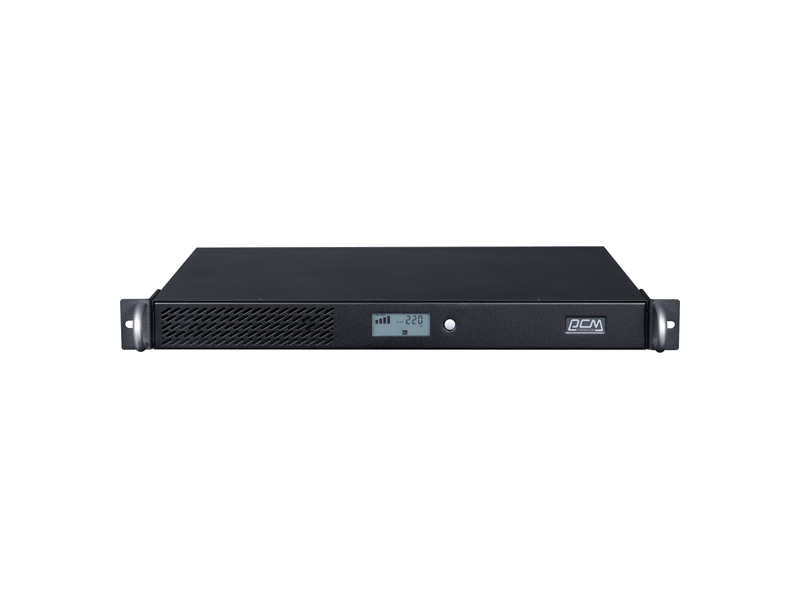 SPR-500  ИБП PowerCom UPS SPR-500, line-interactive, 700 VA, 560 W, 6 IEC320 C13 outlets with backup power, USB, RS-232, SNMP card slot, RJ45 protection, 2 batteries 6Vх7Ah, WxDxH 428x335x44 mm, 8.9 kg