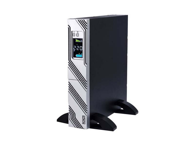SRT-1000A LCD  ИБП Powercom Smart-UPS SMART RT, Line-Interactive, 1000VA / 900W, Rack/ Tower, IEC, Serial+USB, SmartSlot, подкл. доп. батарей 1