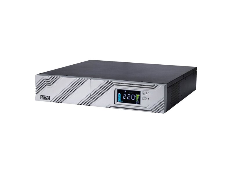SRT-2000A LCD  ИБП Powercom Smart-UPS SMART RT, Line-Interactive, 2000VA / 1800W, Rack/ Tower, IEC, Serial+USB, SmartSlot, подкл. доп. батарей