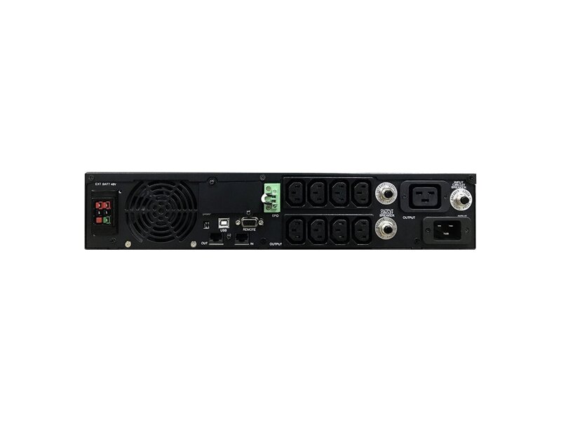 SRT-2000A LCD  ИБП Powercom Smart-UPS SMART RT, Line-Interactive, 2000VA / 1800W, Rack/ Tower, IEC, Serial+USB, SmartSlot, подкл. доп. батарей 1
