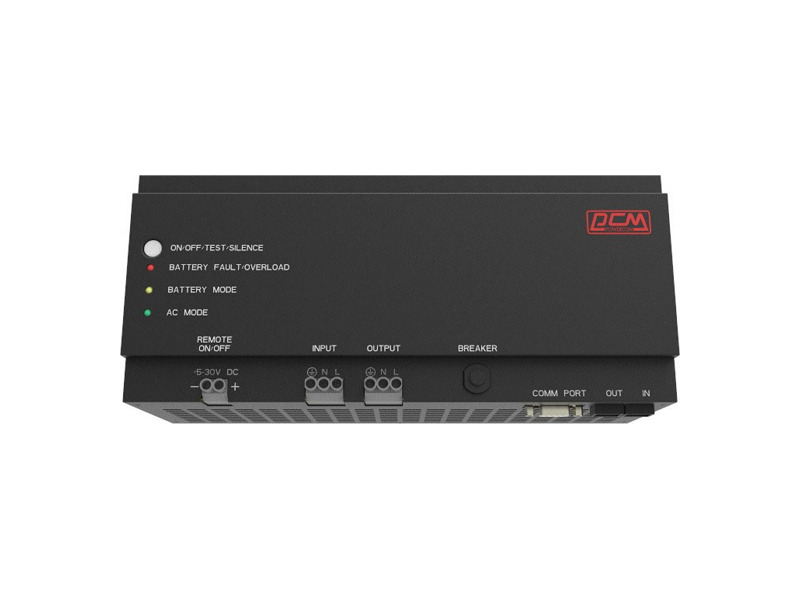 DRU-500  ИБП Powercom DRU 500VA/ 300W, DIN Rail, 230V, RS-232 (1114005)